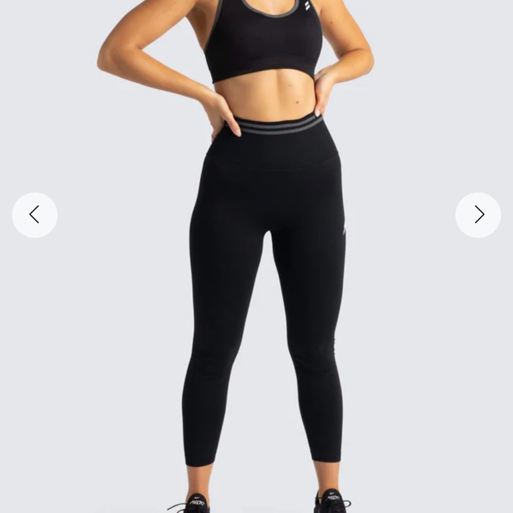 DYE Scrunch Seamless Leggings - Jet Black